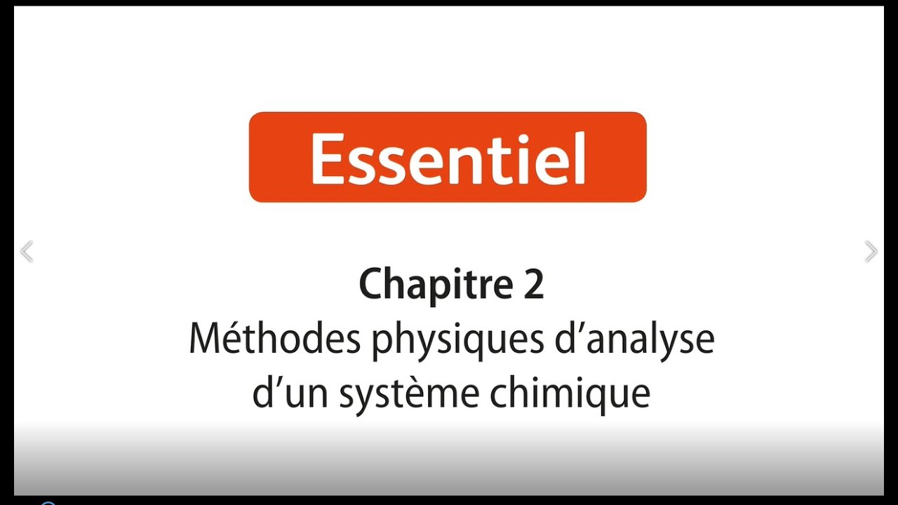 Physique-Chimie Tle - Schéma bilan : méthodes physiques d'analyse d'un ...