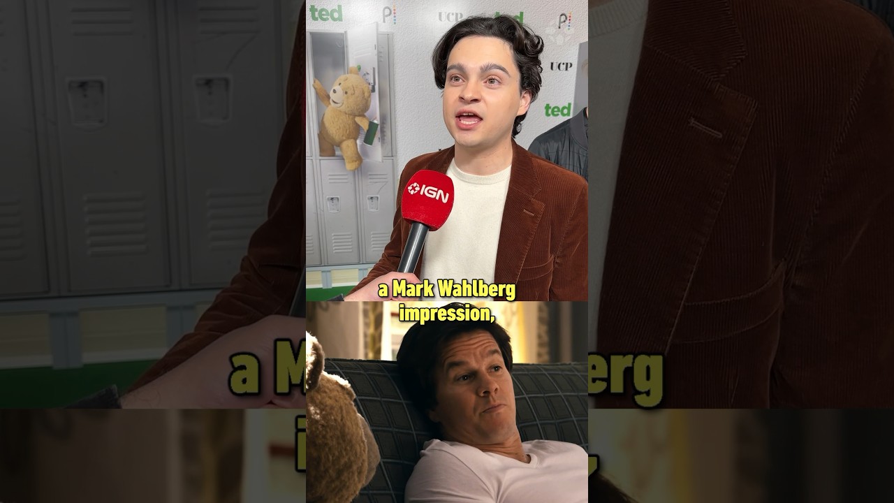 Ted’s Max Burkholder on NOT doing a Mark Wahlberg impression. #ted #maxburkholder #markwahlberg