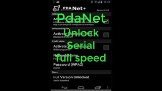 Serial PdaNet mais rapido Full Speed/How to Unlock PdaNet Full Speed
