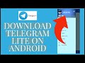 How To Download Telegram Lite On Android Mobile Telegram Lite App Download 2021 How To Download Telegram Lite On Android Mobile Telegram Lite App Download 2021