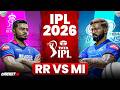 RR vs MI | TATA IPL 2026 | Match No.13 | Cricket 26 Live | The Gaming Bunny #ipl2026 #live