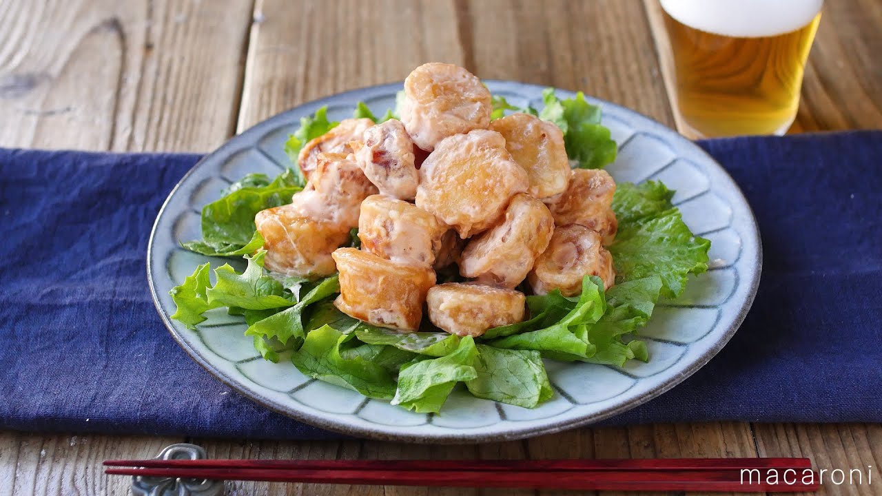 Easy with chikuwa! Shrimp mayo style] saving side dish recipe