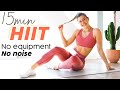 15 MIN ADVANCED HIIT WORKOUT // Intense with no equipment + no noise