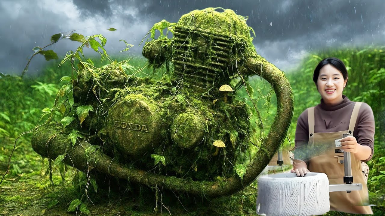 💡天才女孩修复亲戚家使用30年的发电机，线盒脱落配件散架了，完美修复马力十足！Genius Girl Repairs 30 Year Old Generator！