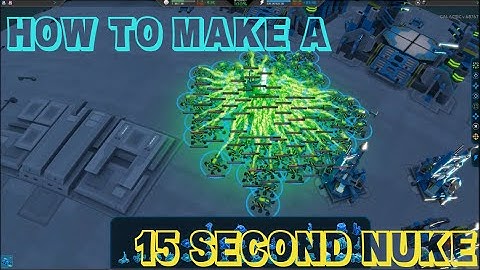 Planetary Annilhilation - How to make a nuke in 15 seconds