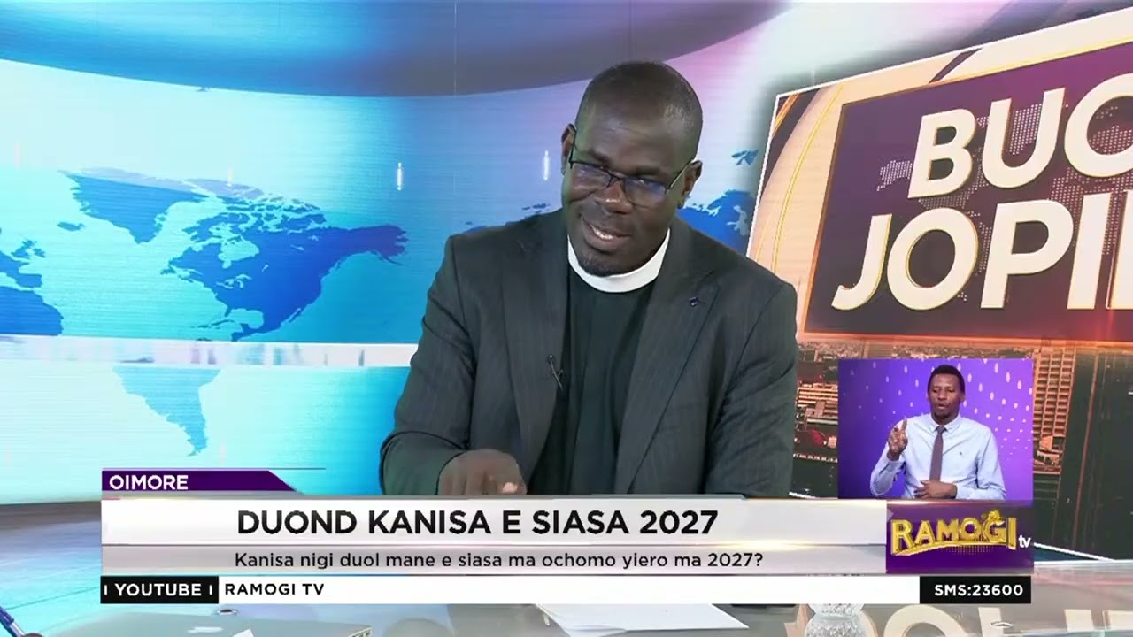 #BuchJopiny: Twak gi Provost Canon Evans Omollo ewi siasa kod kanisa