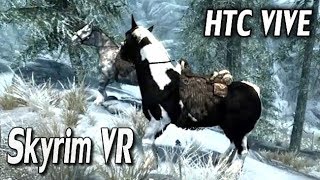 HTC VIVE - Skyrim VR (Comparison to Oculus)
3D/HSBS: https://youtu.be/Ql47NOvs2zU
Its been quite some time I promised to go over Skyrim VR with the HTC VIVE after having done it with the Oculus Rift. The time has come to finally compare how the VIVE fares in this world of dragons and Nordic legends, and how the archery and melee combat works out with the VR kit this game has likely been specifically designed for! HTC VIVE - Skyrim VR (Comparison to Oculus)