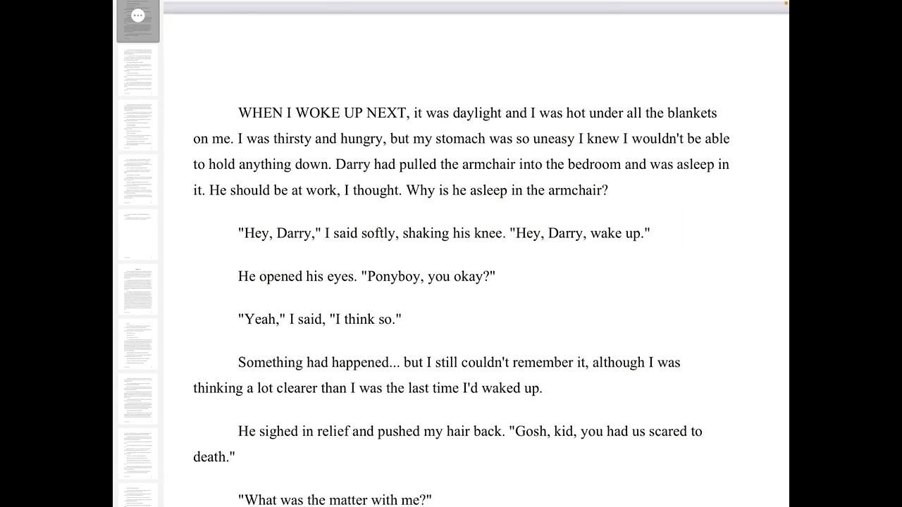 The Outsiders Audio: Chapter 10