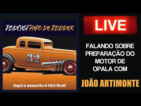 RodCast, Papo de Rodder! João Artimonte do perfil @opala_charger_maverick me convidou para esta LIVE