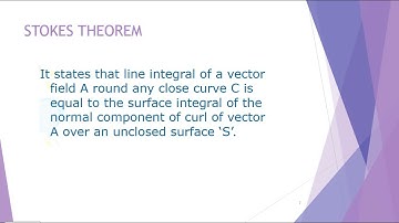 KTU|EE 302(S6EEE)&EET 204 (S4 EEE) |ELECTROMAGNETICS | STOKES THEOROM AND DIVERGENCE THEOROM |