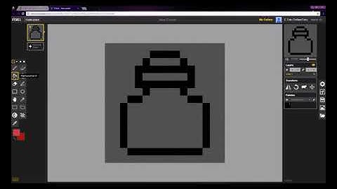 Piskel 2 Tutorial - Potion