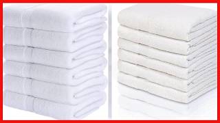 6-Piece 100% Cotton Bath Towel Set: Soft, Absorbent, and Durable