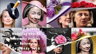 BREAKING NEWS Hillary Clinton Caught Modelling Hats At Kentucky Derbies #233