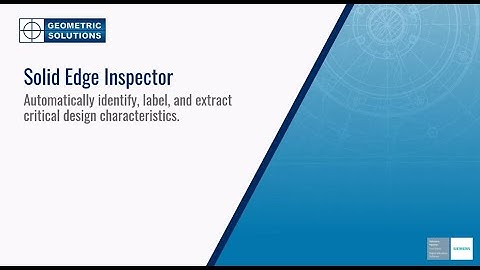 Solid Edge Inspector