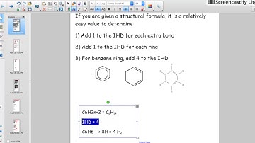 Index of Hydrogen Deificiency - Simple