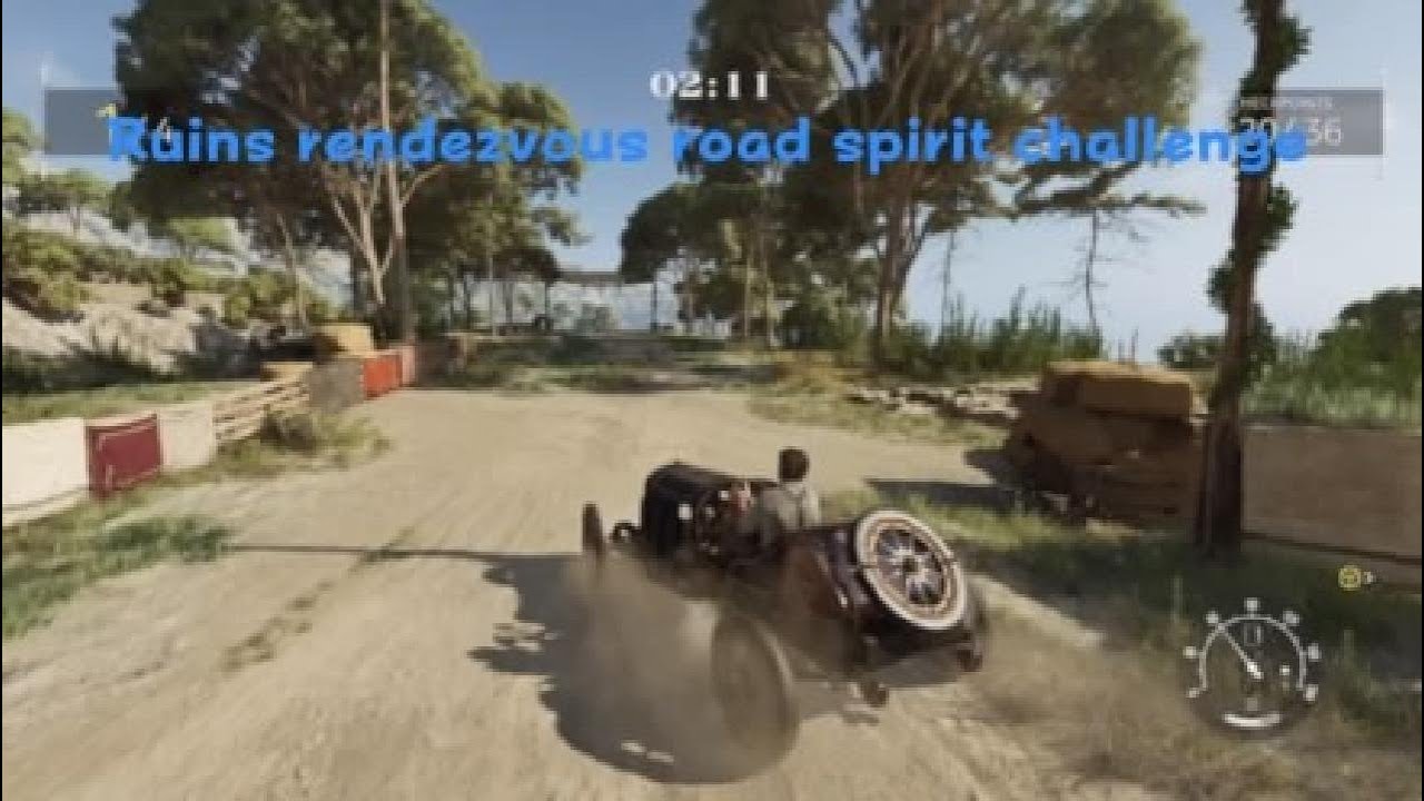 Ruins rendezvous road spirit challenge in Mafia the old country Gameplay