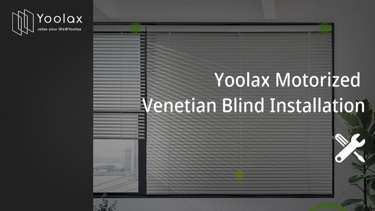 Yoolax Motorized Venetian Blind Installation - YouTube