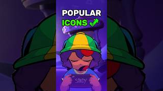 Top 10 Most Used Profile Icons In Brawl Stars! #brawlstars