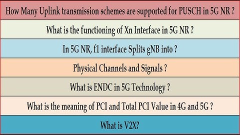 4G and 5G Questions and Answers Part-3