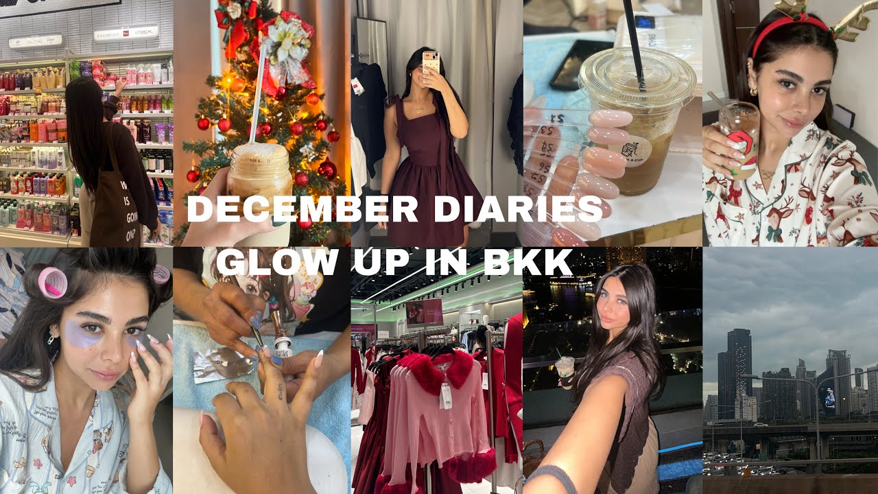 GLOW UP IN BANGKOK | lashes , nails 💅 & selfcare