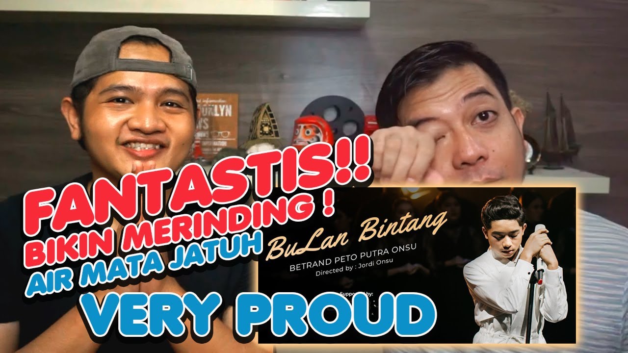 Betrand Peto Putra Onsu Bulan Bintang Video Reaksi tak terasa air mata jatuh