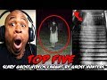 Top 5  Scary Ghost Videos Caught By Ghost Hunters REACTION!!