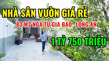 Nhà Giá Rẻ 1 Tỷ 750 SHR - 83m2 - Cần Giuộc , Long An 