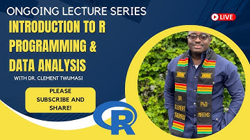 Introduction to Advanced Data Analysis in R programming language (First Lesson/Class)