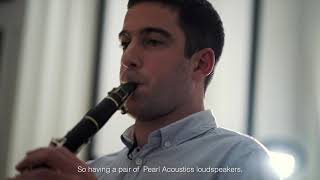 Clarinetist, Mathieu Roskam And His Sibelius Sgs From Pearl Acoustics Loudspeakers Ltd.