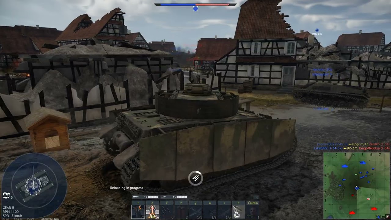 War Thunder Tank Battle (23) No Commentary