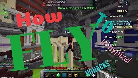 HOW TO FLY IN HYPIXEL WITH NO RANK!! (BUG)