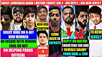 SID S8UL INCOME & REPLY ON MAYAVI TARGET | TX NEW JERSEY | SAGGY COMEBACK | GOLDY BHAI ON SOUL NEYOO
