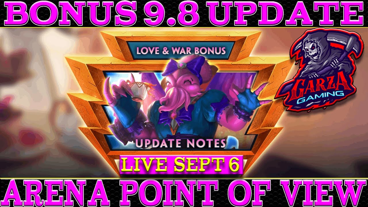 Smite 9.8 Bonus Update Notes Explained (From An Arena POV)