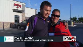 Pay It 4ward: Heroic FedEx employee thanked for saving woman's life