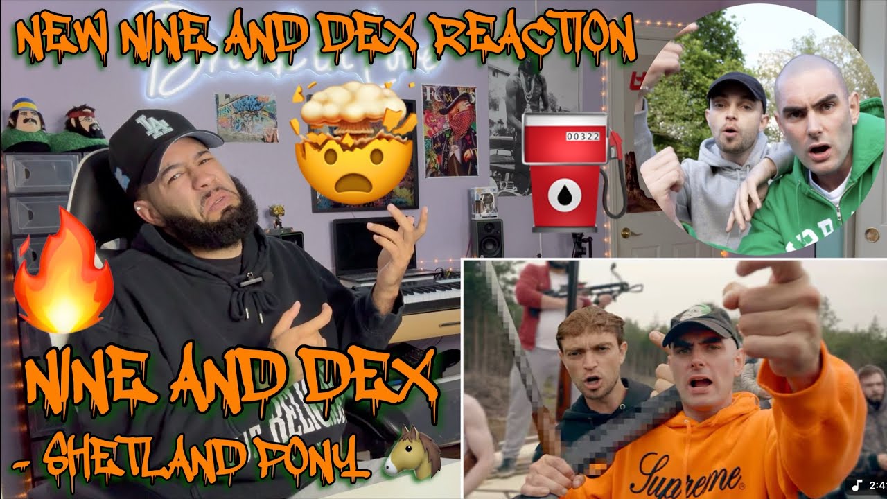 NINE И DEX В ЛЕГЕНДАРНОМ ЗАБЕГЕ! | Nine and Dex - Shetland Pony (РЕАКЦИЯ!!!) #uk #rap #реакция