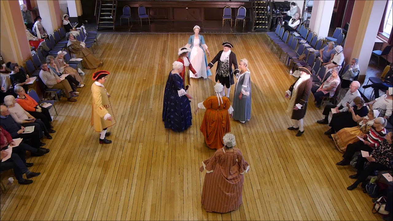 Greensleeves perform 17th & 18th Century dance at the Early Dance Circle Festival Tadcaster 2017
