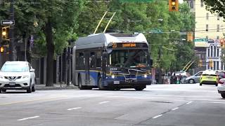 Trolleybuses in Vancouver, Canada 2019