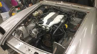 MGB GT V6 (X30XE) running with exhaust!