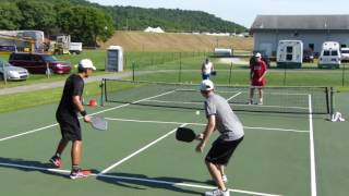 Pickleball Rocks 5-0 Summer Shootout Josh Elliott/Zack Grubbs v Larry Vanderroest/Gary Ball
