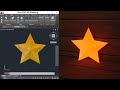 AutoCAD 3D Modeling | Christmas &quot;Star&quot;