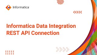 Informatica Data Integration REST API Connection