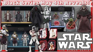 NEW Black Series Reveals! New Darth Maul & Sidious! Prequel Yoda, Commander Gree, & So Much More!