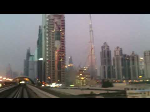 Dubai Metro: Front-View Journey Through the Heart of the City | Front-View Experience