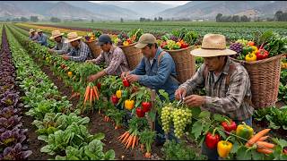 Inside: US Farmers Harvest Fresh Fruits &amp; Veggies On Millions Of Acres Of Land