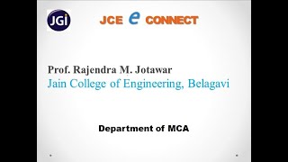 JCE MCA Cloud Computing 18MCA444 Module 3.1