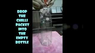 Ketchup Cartesian Diver experiment
