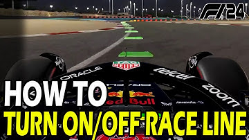 How to Turn Race Line On/Off in F1 24