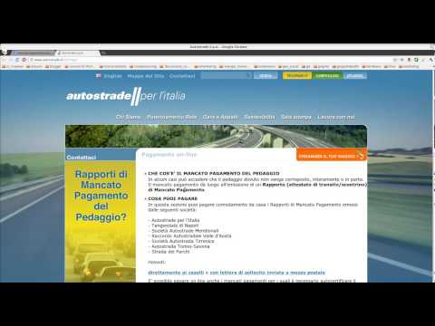 Comment: Pagare il "mancato pagamento" di Autostrade en ligne