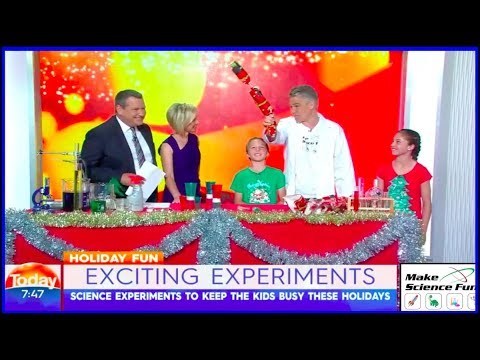 Today Show 24th December 2018 Make Science Fun Re-invented Christmas Bon Bon