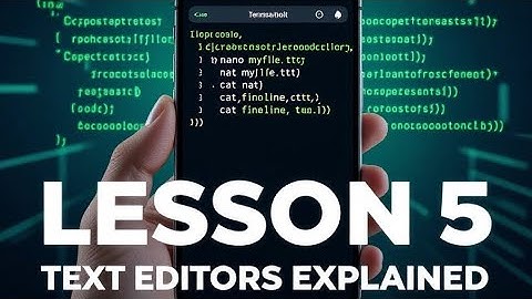 TERMUX LESSON 5 – Text Editors Explained | Nano, Cat, Head, Tail Full Tutorial in Roman Urdu